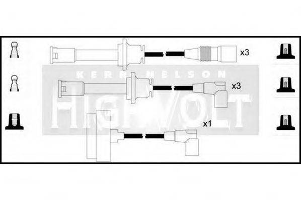 STANDARD OEF446 Комплект дротів запалювання