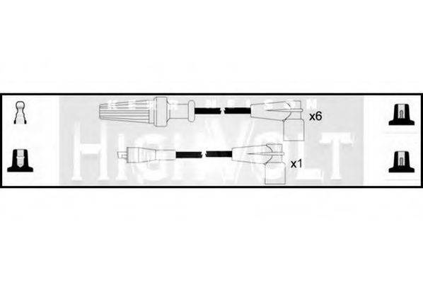 STANDARD OEF515 Комплект дротів запалювання