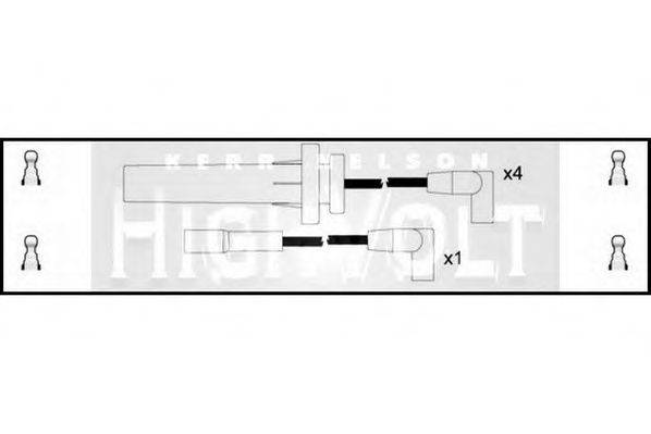 STANDARD OEF890 Комплект дротів запалювання