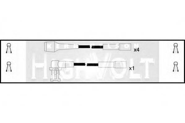 STANDARD OEF805 Комплект дротів запалювання