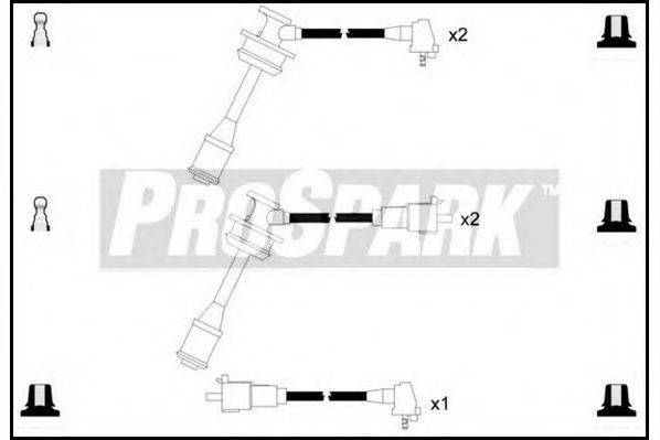 STANDARD OES1165 Комплект дротів запалювання