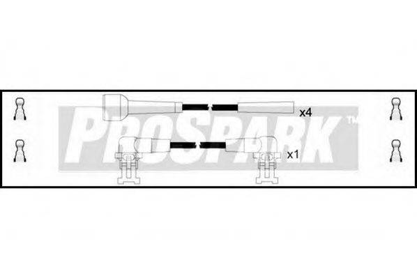 STANDARD OES141 Комплект дротів запалювання