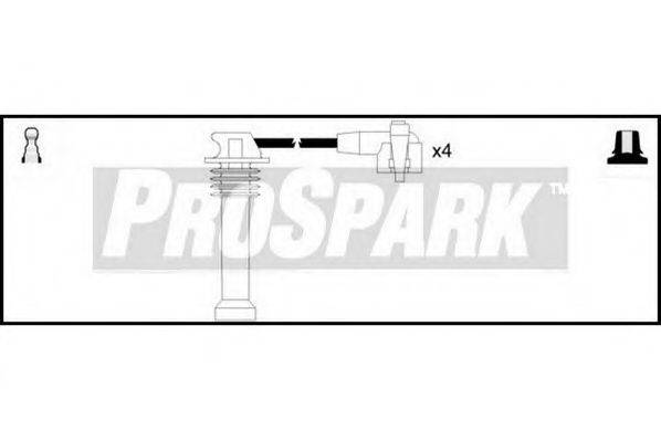 STANDARD OES170 Комплект дротів запалювання