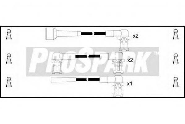 STANDARD OES181 Комплект дротів запалювання