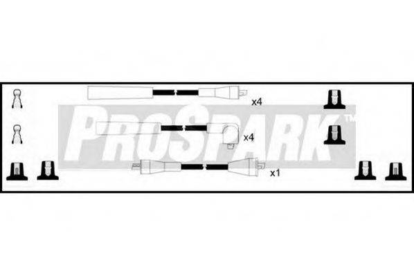 STANDARD OES445 Комплект дротів запалювання