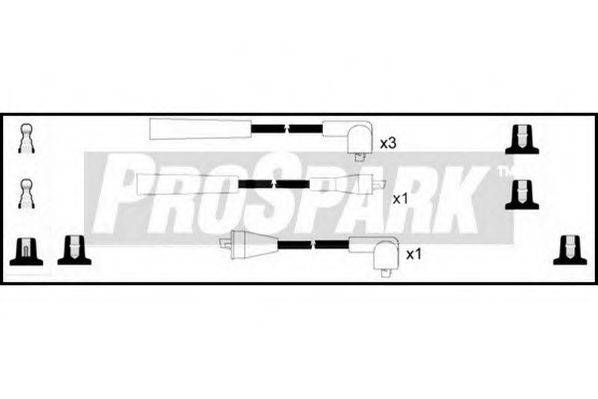 STANDARD OES449 Комплект дротів запалювання