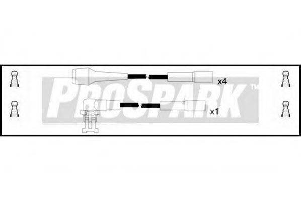 STANDARD OES937 Комплект дротів запалювання