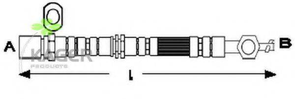 KAGER 380684 Гальмівний шланг