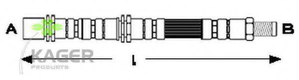 KAGER 380687 Гальмівний шланг