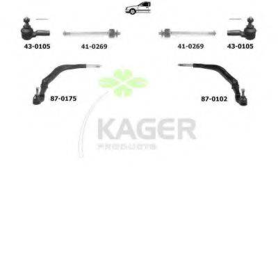 KAGER 800532 Підвіска колеса