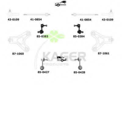 KAGER 800553 Підвіска колеса