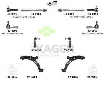 KAGER 801062 Підвіска колеса