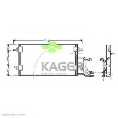 KAGER 945002 Конденсатор, кондиціонер