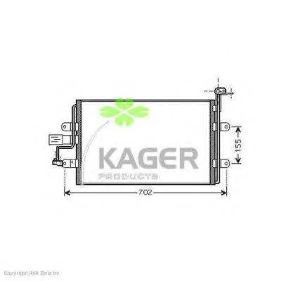 KAGER 946002 Конденсатор, кондиціонер