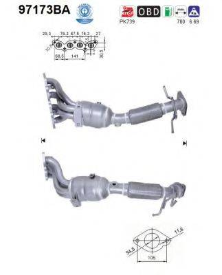 AS 97173BA Каталізатор