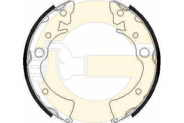 GIRLING 5162109 Комплект гальмівних колодок