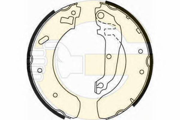 GIRLING 5162151 Комплект гальмівних колодок