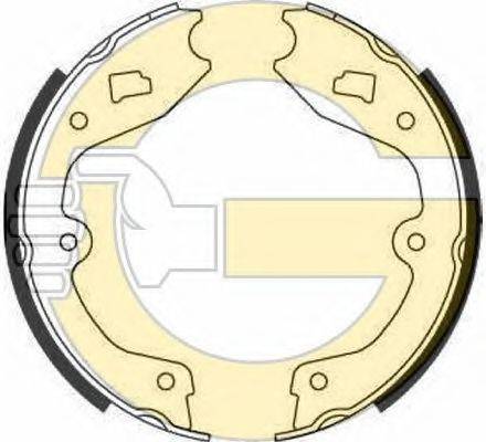 GIRLING 5162351 Комплект гальмівних колодок, стоянкова гальмівна система