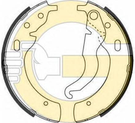 GIRLING 5180022 Комплект гальмівних колодок