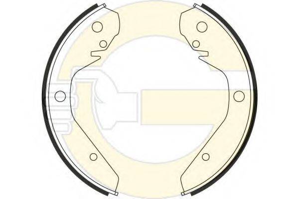 GIRLING 5180269 Комплект гальмівних колодок