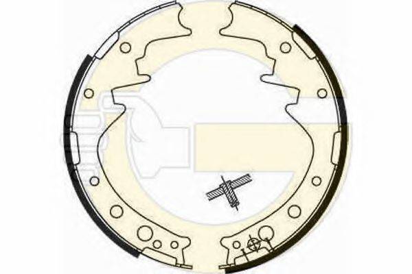 GIRLING 5181709 Комплект гальмівних колодок