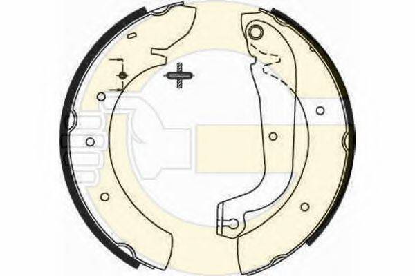 GIRLING 5182071 Комплект гальмівних колодок