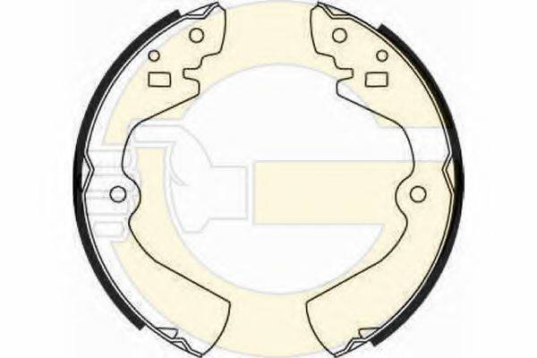 GIRLING 5183089 Комплект гальмівних колодок
