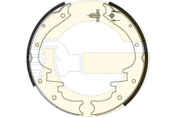 GIRLING 5184959 Комплект гальмівних колодок