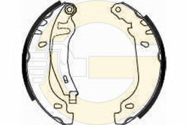 GIRLING 5185313 Комплект гальмівних колодок