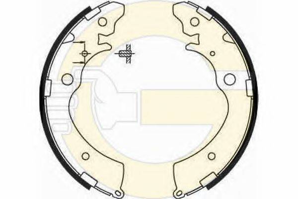 GIRLING 5185599 Комплект гальмівних колодок