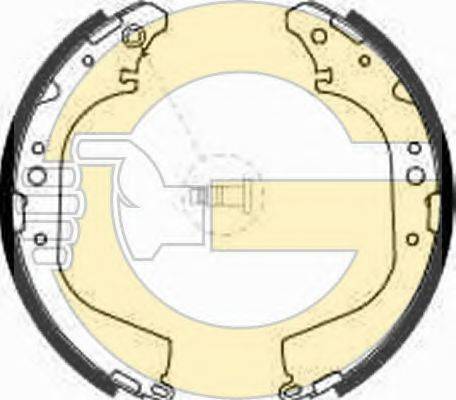 GIRLING 5186019 Комплект гальмівних колодок