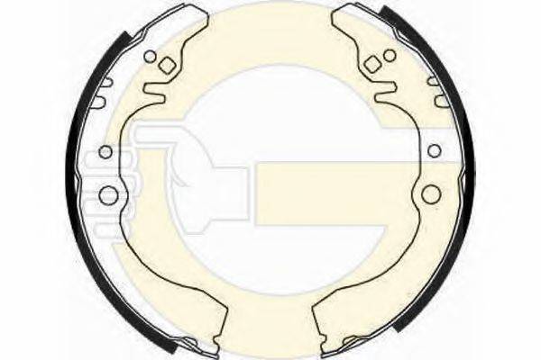 GIRLING 5186479 Комплект гальмівних колодок