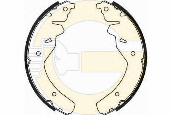 GIRLING 5186609 Комплект гальмівних колодок