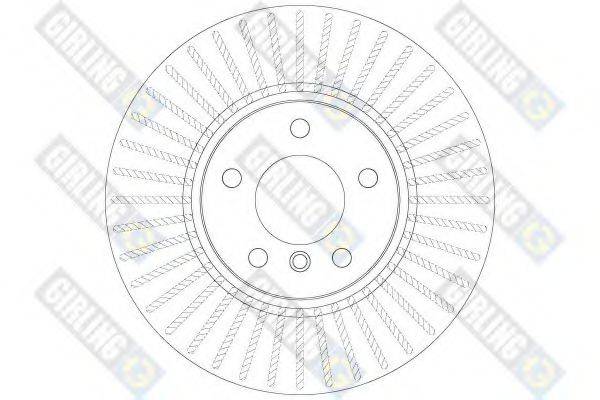 GIRLING 6062205 гальмівний диск