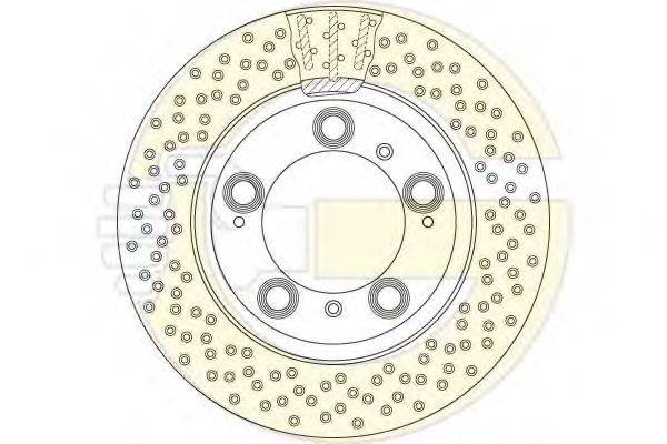 GIRLING 6063375 гальмівний диск