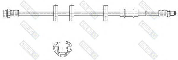 GIRLING 9002580 Гальмівний шланг