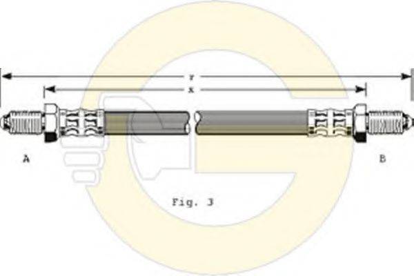 GIRLING 9003146 Гальмівний шланг