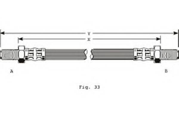 GIRLING 9003152 Гальмівний шланг