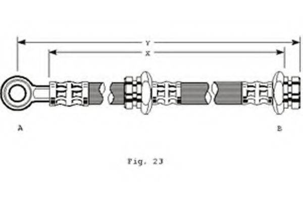 GIRLING 9004113 Гальмівний шланг