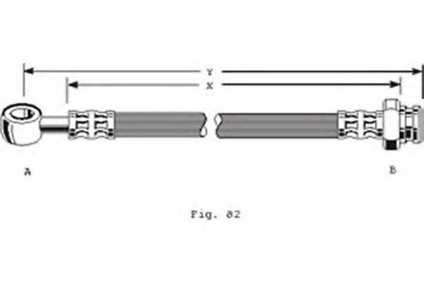 GIRLING 9004156 Гальмівний шланг