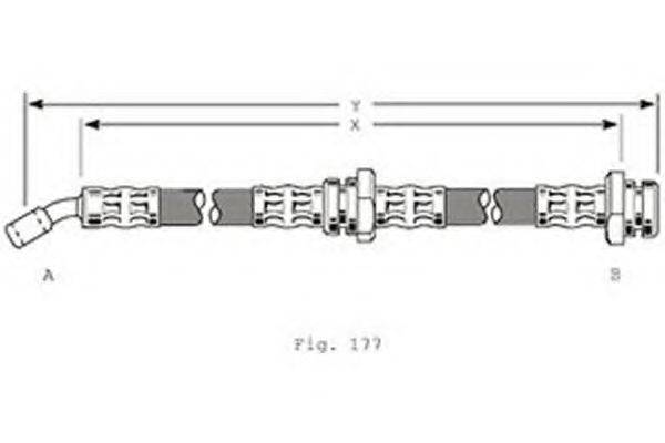 GIRLING 9004214 Гальмівний шланг