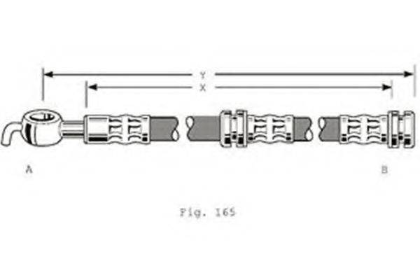 GIRLING 9004347 Гальмівний шланг