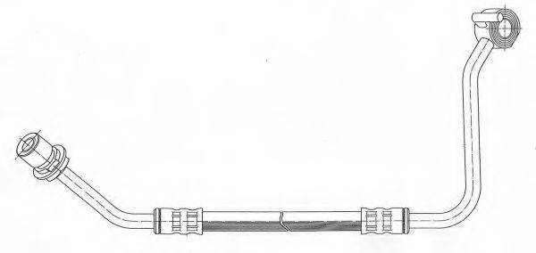 KAWE 510544 Гальмівний шланг