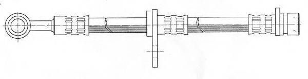 KAWE 511676 Гальмівний шланг