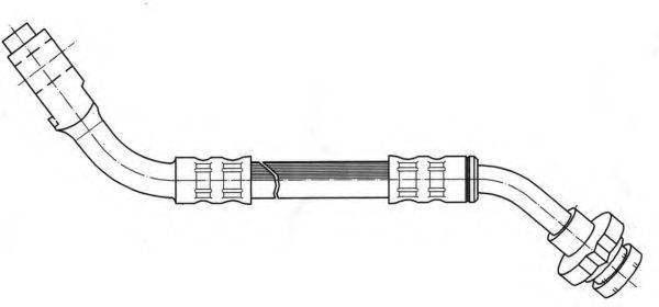 KAWE 511829 Гальмівний шланг