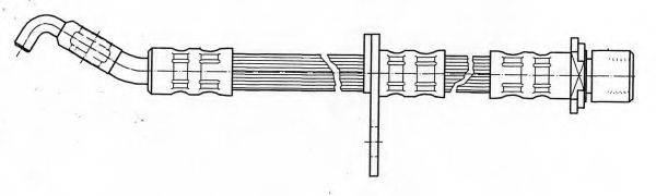 KAWE 511834 Гальмівний шланг