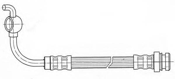 KAWE 511836 Гальмівний шланг