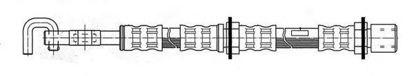 KAWE 512064 Гальмівний шланг