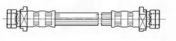 KAWE 512215 Гальмівний шланг