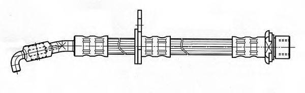 KAWE 512222 Гальмівний шланг